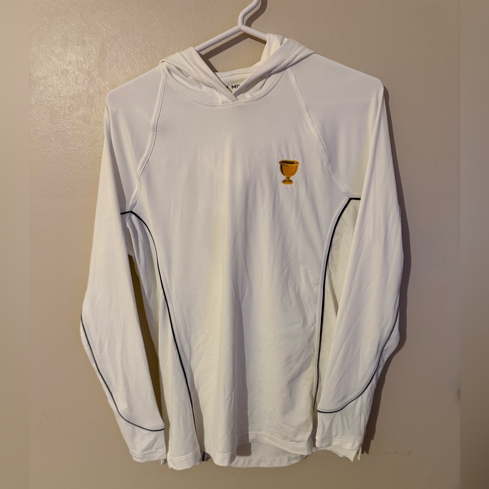 Peter Millar Presidents Cup Pine Performance Hoodie Womens Medium
